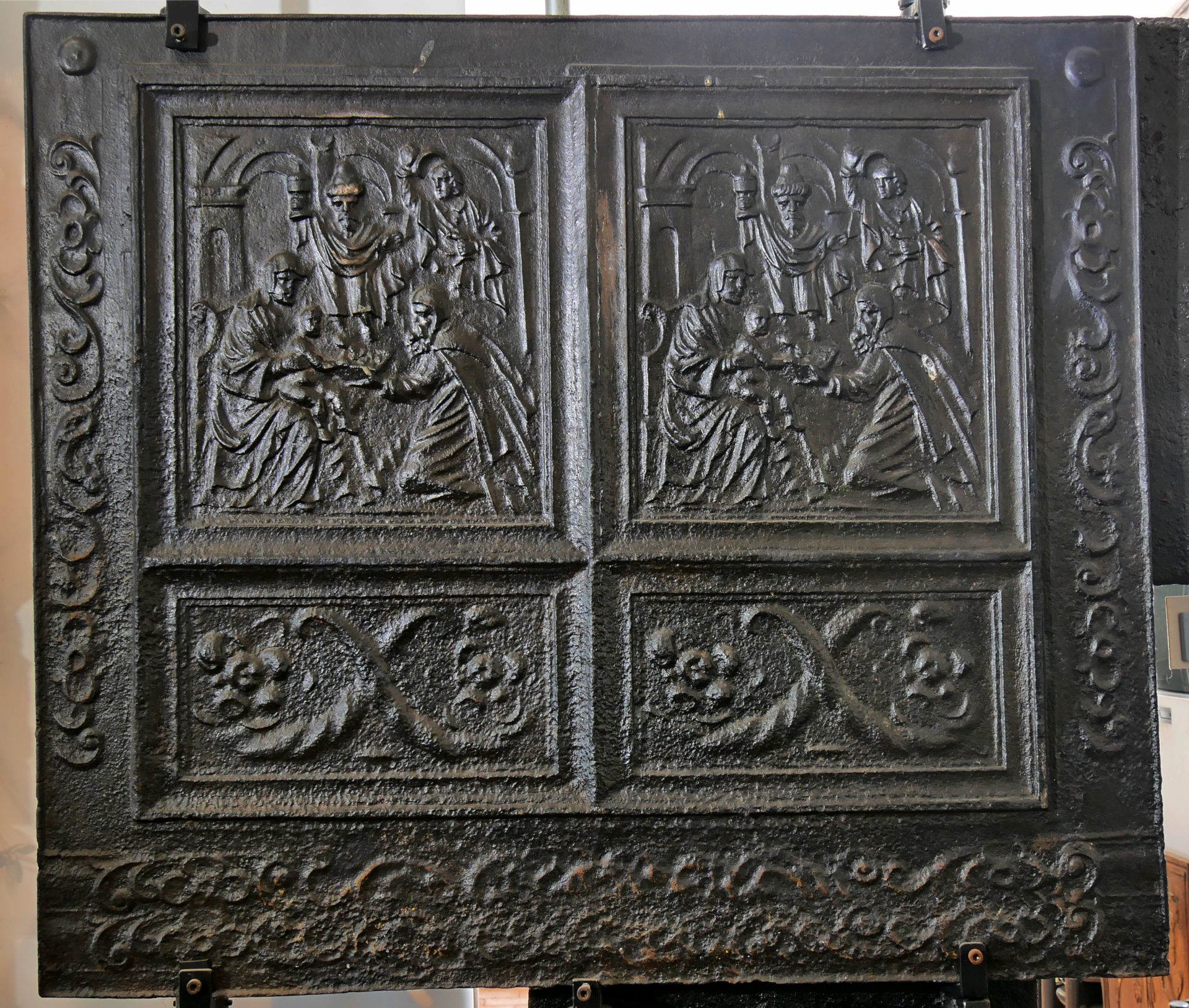 Unknown artist, Takenplatte, Anbetung der Könige (doppelt)