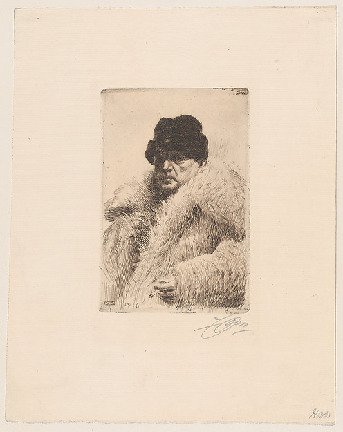Anders Zorn, Self-Portrait