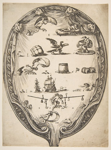 Stefano della Bella, Screen with Rebus of Fortune