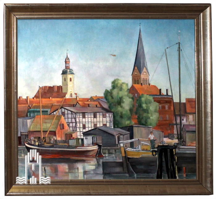 Unknown artist, Anklamer Hafen
