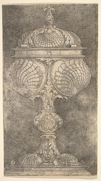Albrecht Altdorfer, Covered Goblet with Shells