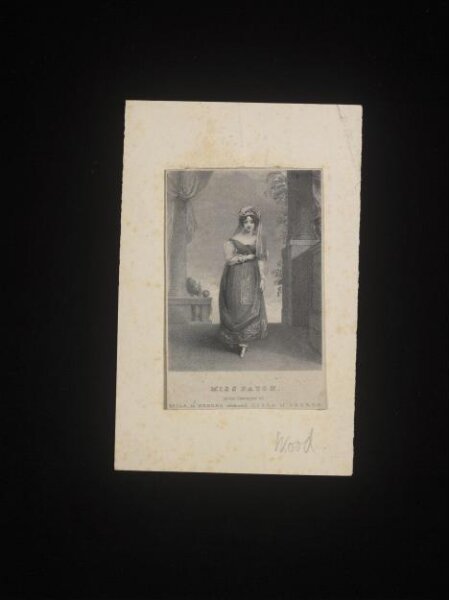 Unknown, Miss Paton as Reiza