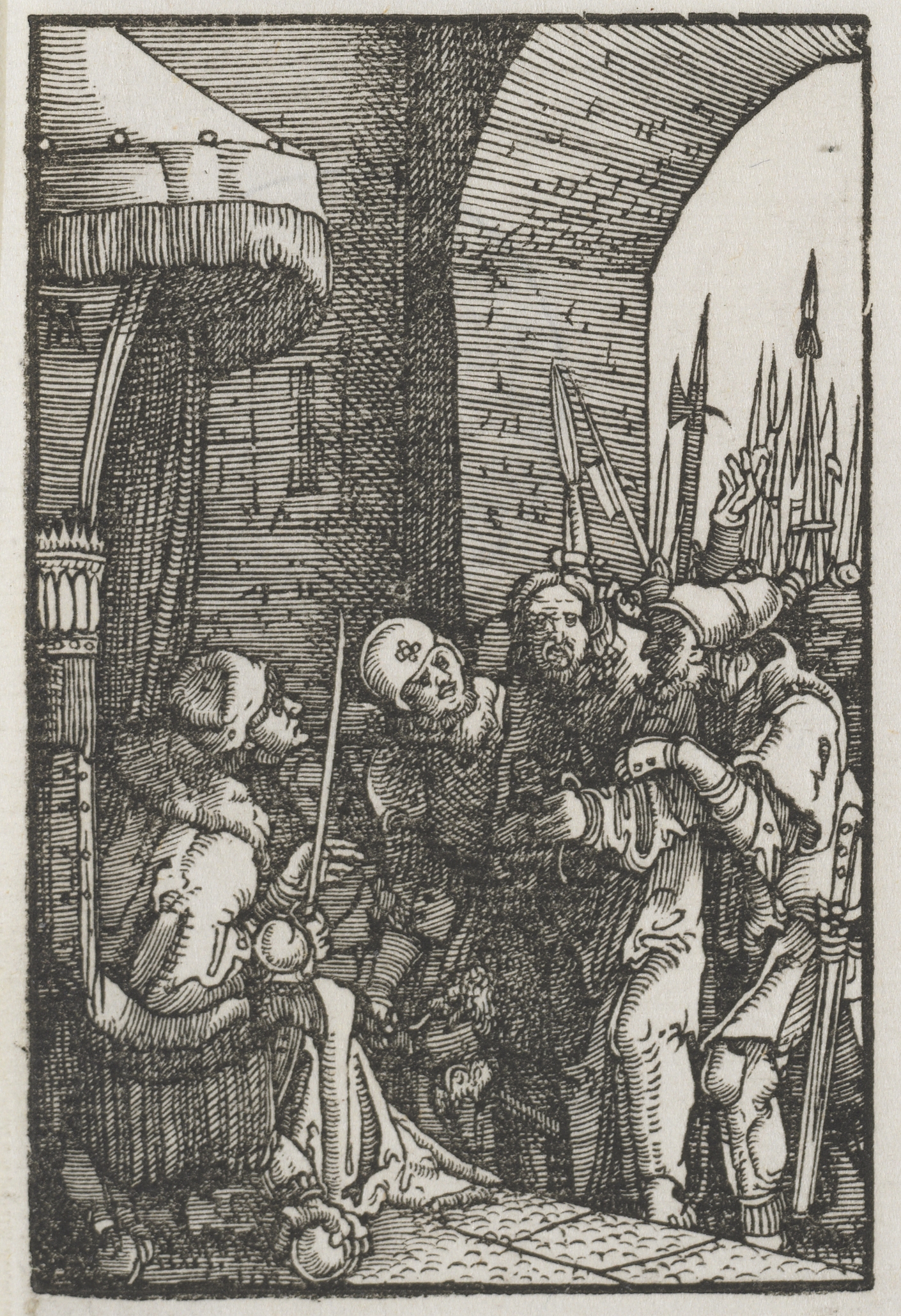 Albrecht Altdorfer, The Fall and Redemption of Man:  Christ before Pilate