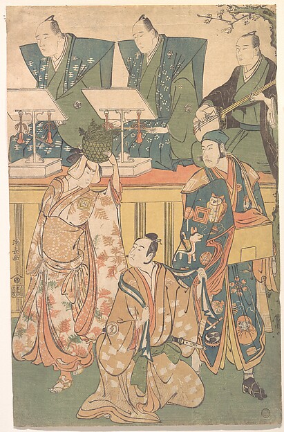 Torii Kiyonaga, Scene from a Drama