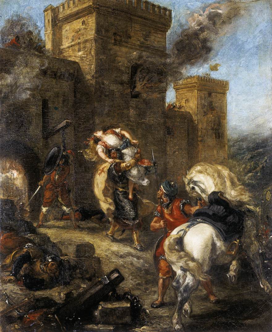 Eugène Delacroix, The Abduction of Rebecca