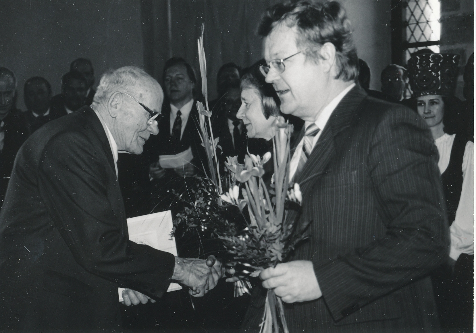 Aldo (author) Bones, Olympic champion Joh. Eagle 80. birthday