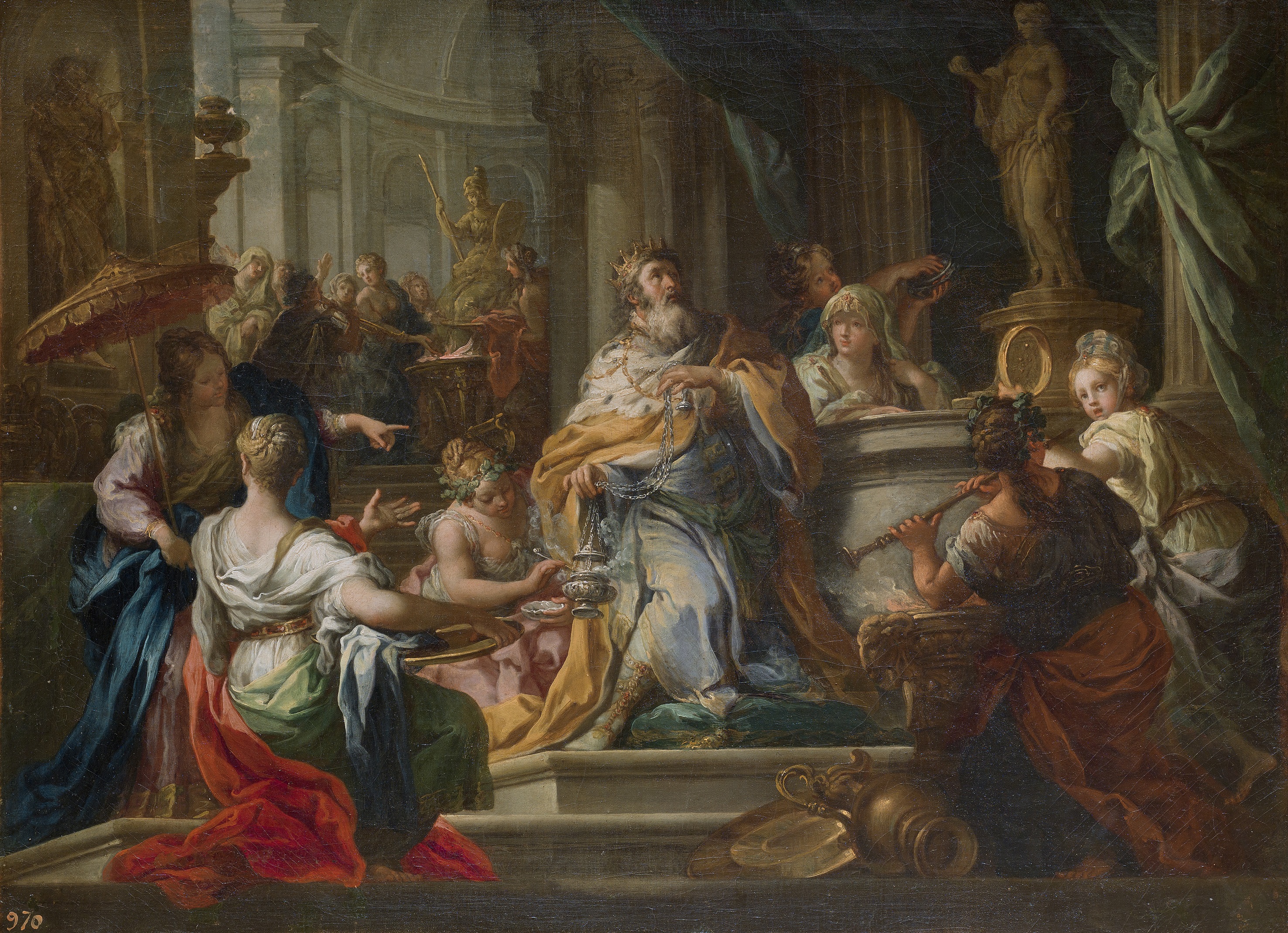 Sebastiano Conca, Solomon worshipping Idols