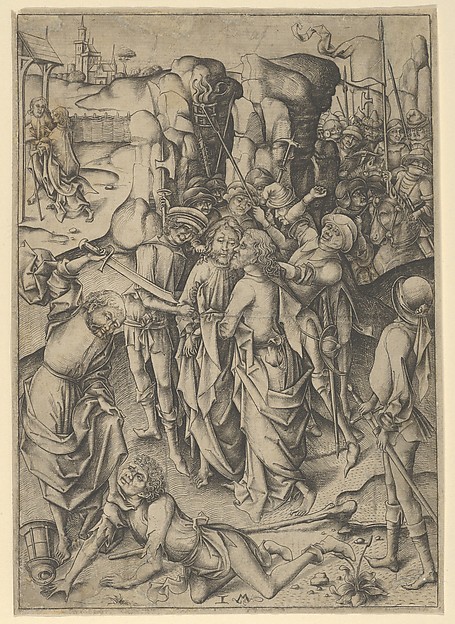 Israhel van Meckenem, The Betrayal and Capture of Christ