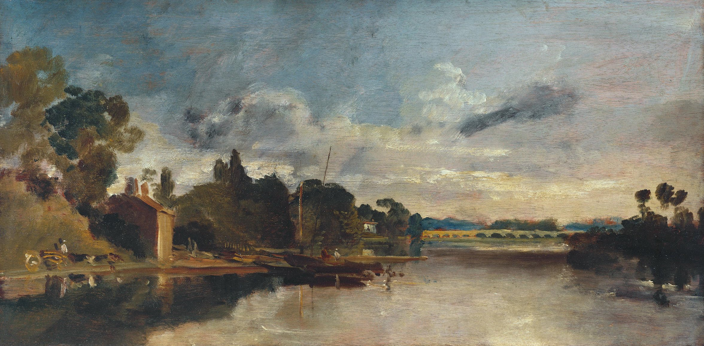 J. M. W. Turner, The Thames near Walton Bridges