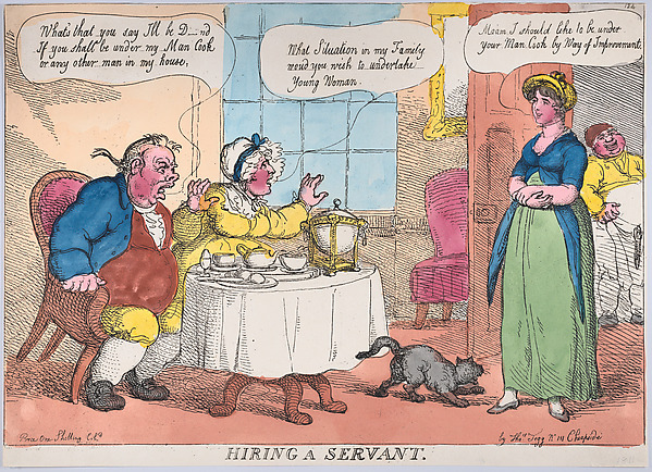 Thomas Rowlandson, Hiring a Servant