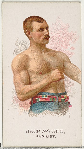 Allen & Ginter, Jack McGee, Pugilist, from World's Champions, Series 2 (N29) for Allen & Ginter Cigarettes