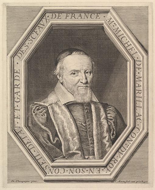 Jean Morin, Michel de Marillac, conseiller d'etat et garde des sceaux