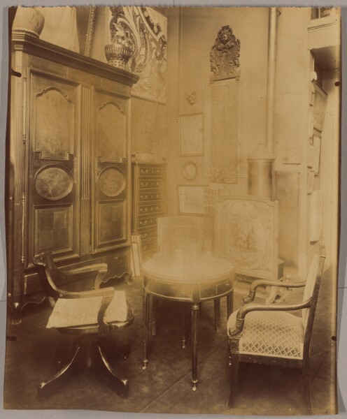 Eugène Atget, Intérieur de Mr C., décorateur appartements, rue du Montparnasse