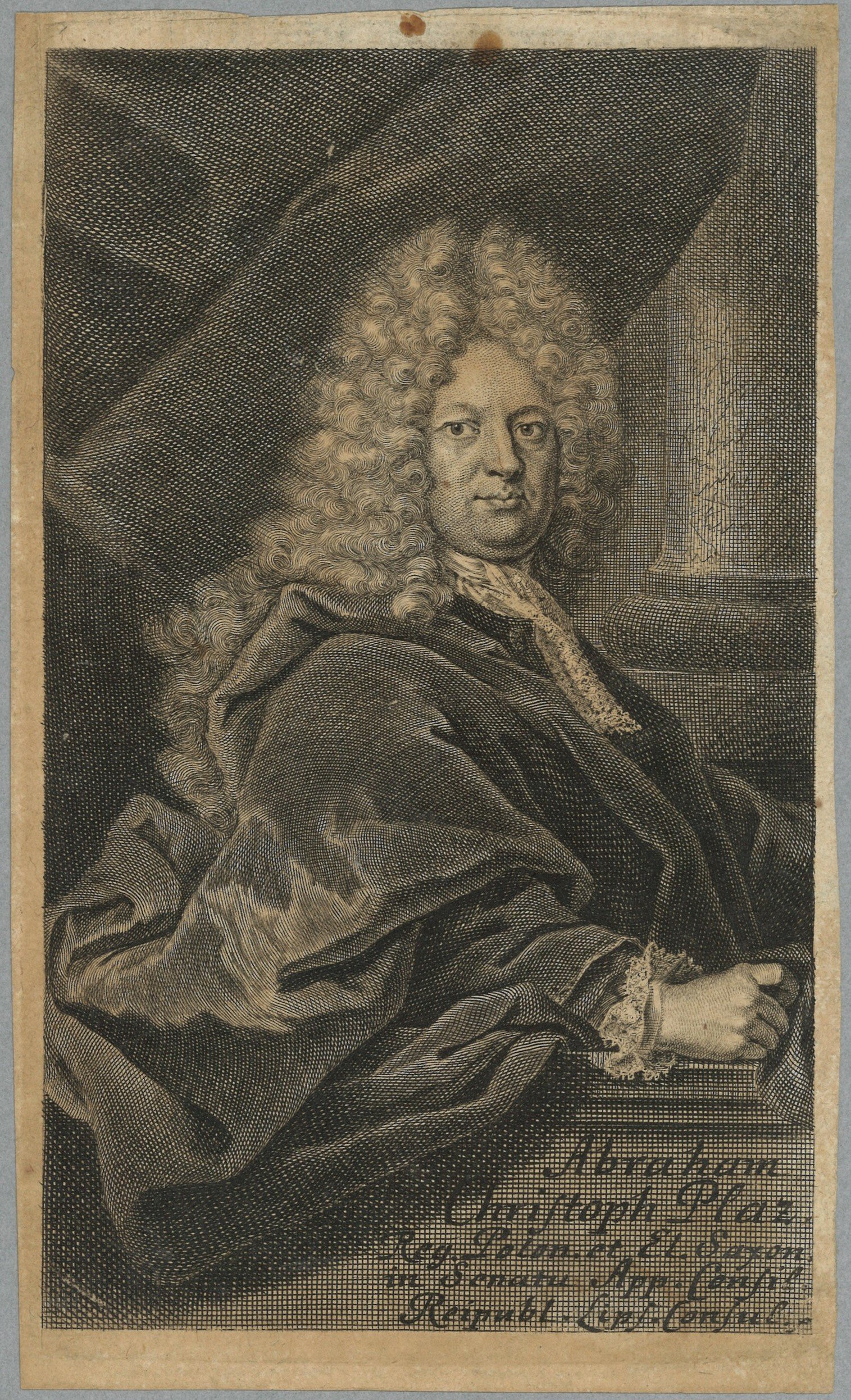 Martin Bernigeroth, Plaz, Abraham Christoph (1658–1728), Jurist, Bürgermeister von Leipzig