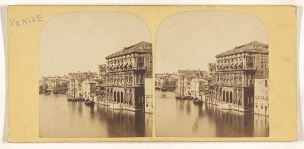 Unknown, Palaces of Rezzonico and Foscari. Venice.