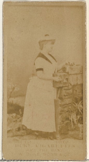 W. Duke, Sons & Co., Theo, from the Actors and Actresses series (N145-7) issued by Duke Sons & Co. to promote Duke Cigarettes