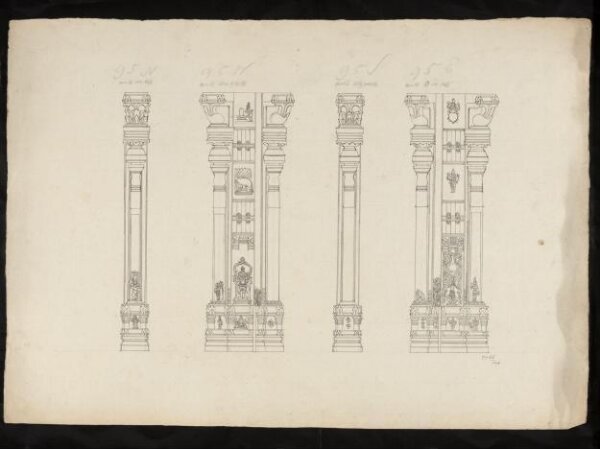 Unknown, Architectural drawing of Tirumala Nayak at Madura,