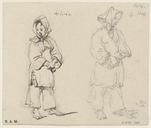 George Chinnery, Two studies of a boatwoman