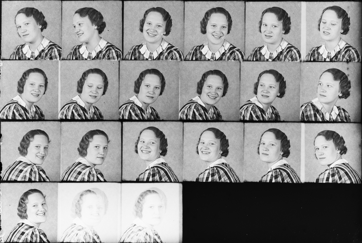 Skötsner-Edhlund, Ateljé Portrait - Woman, Östhammar, Uppland