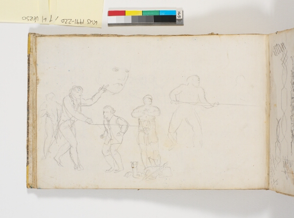 C.W. Eckersberg, Mandlige agerende figurer