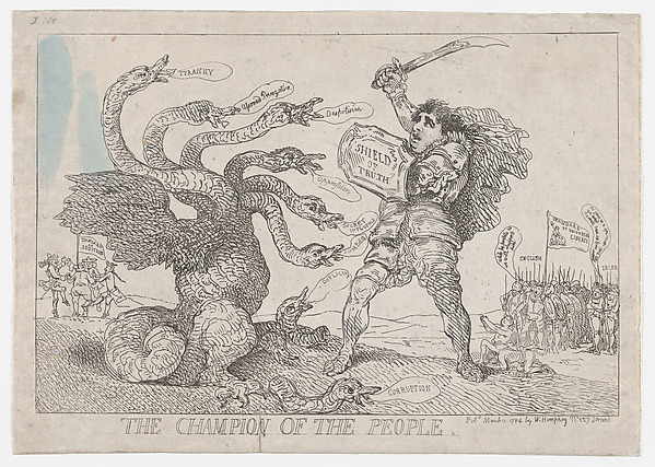 Thomas Rowlandson, The Champion of the People