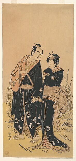 Katsukawa Shunkō, The Third Segawa Sojuro and the Third Segawa Kikunojo as Lovers