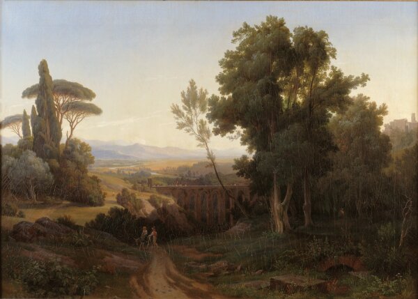 Gustaf Wilhelm Palm, Utsikt vid Cività Castellana