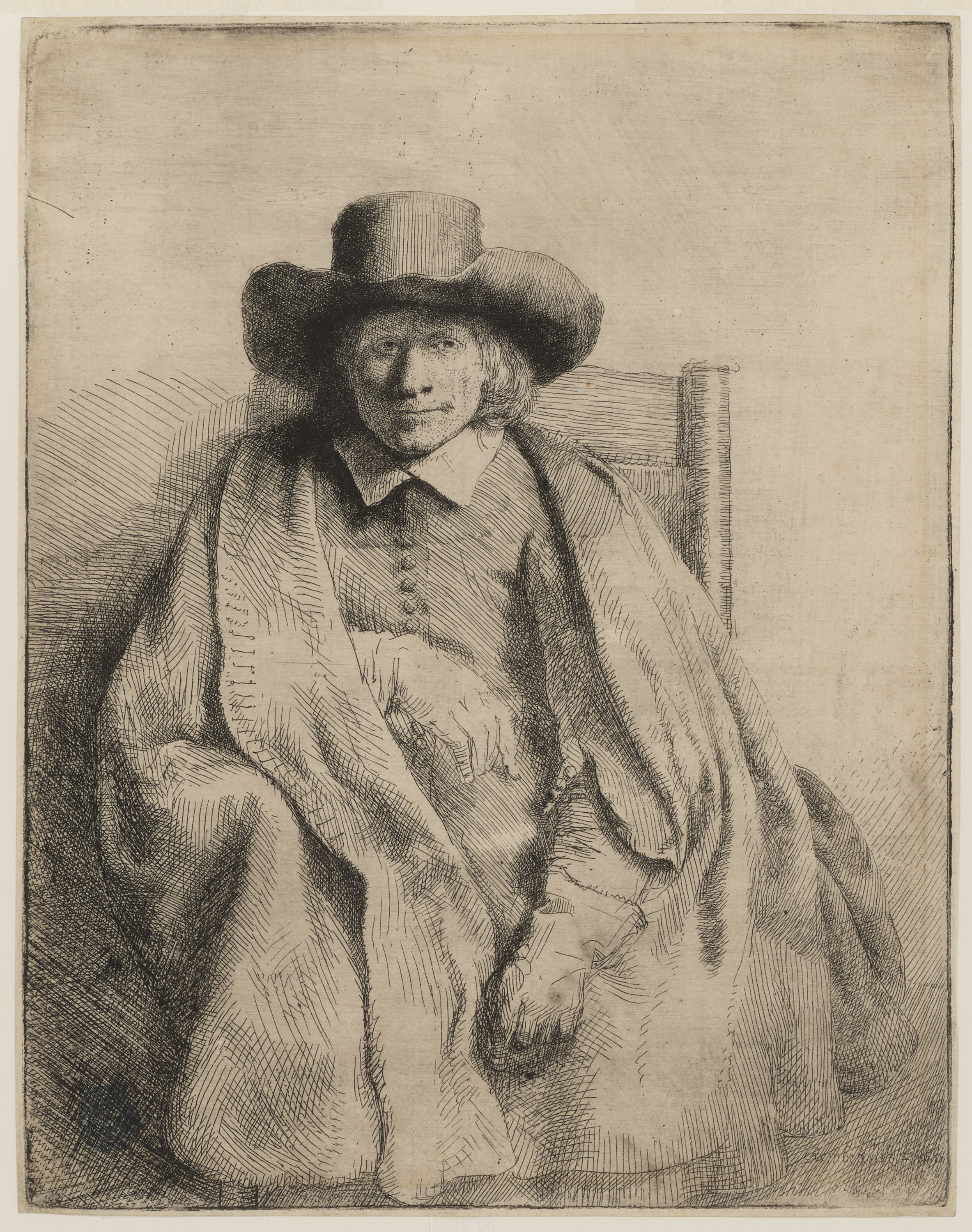Rembrandt, Clément de Jonghe (Bartsch 272)