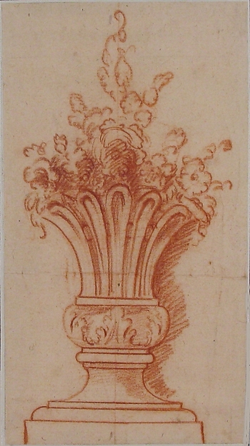 Anonymous, French, 18th century, Design for Vase
