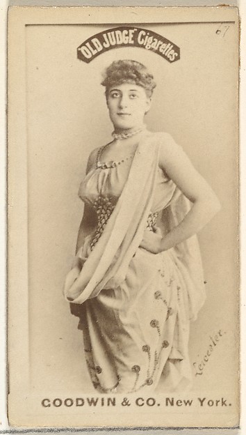 Goodwin & Company, Leicester, from the Actors and Actresses series (N171) for Old Judge Cigarettes