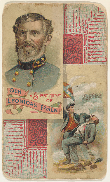 W. Duke, Sons & Co., A Short History of General Leonidas Polk, from the Histories of Generals series (N114) issued by W. Duke, Sons & Co. to promote Honest Long Cut Smoking and Chewing Tobacco