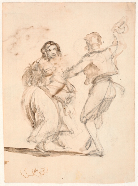 Wilhelm Marstrand, Dansende italiensk par
