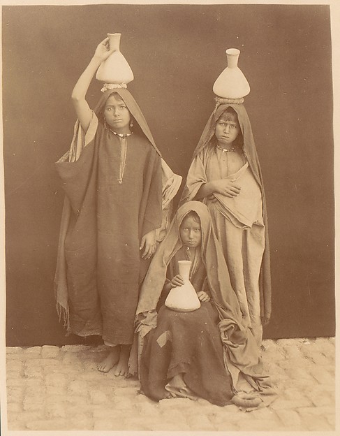 Unknown, [Arab Girls Carrying Water]