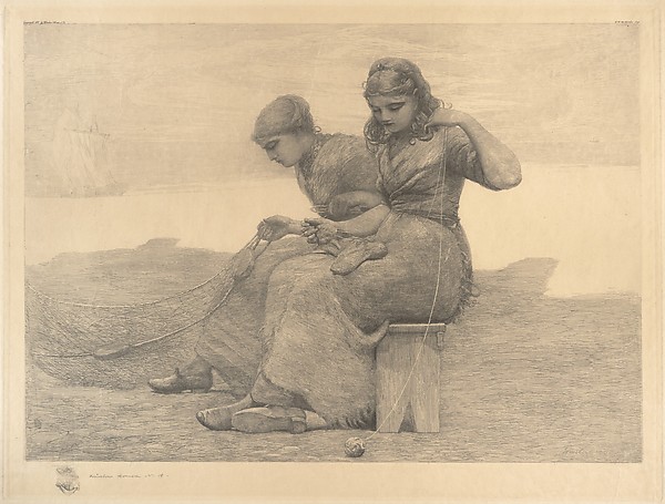 Winslow Homer, Mending the Tears