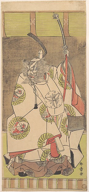 Katsukawa Shunshō　勝川春章, Kabuki Actor Ichikawa Danjūrō IV