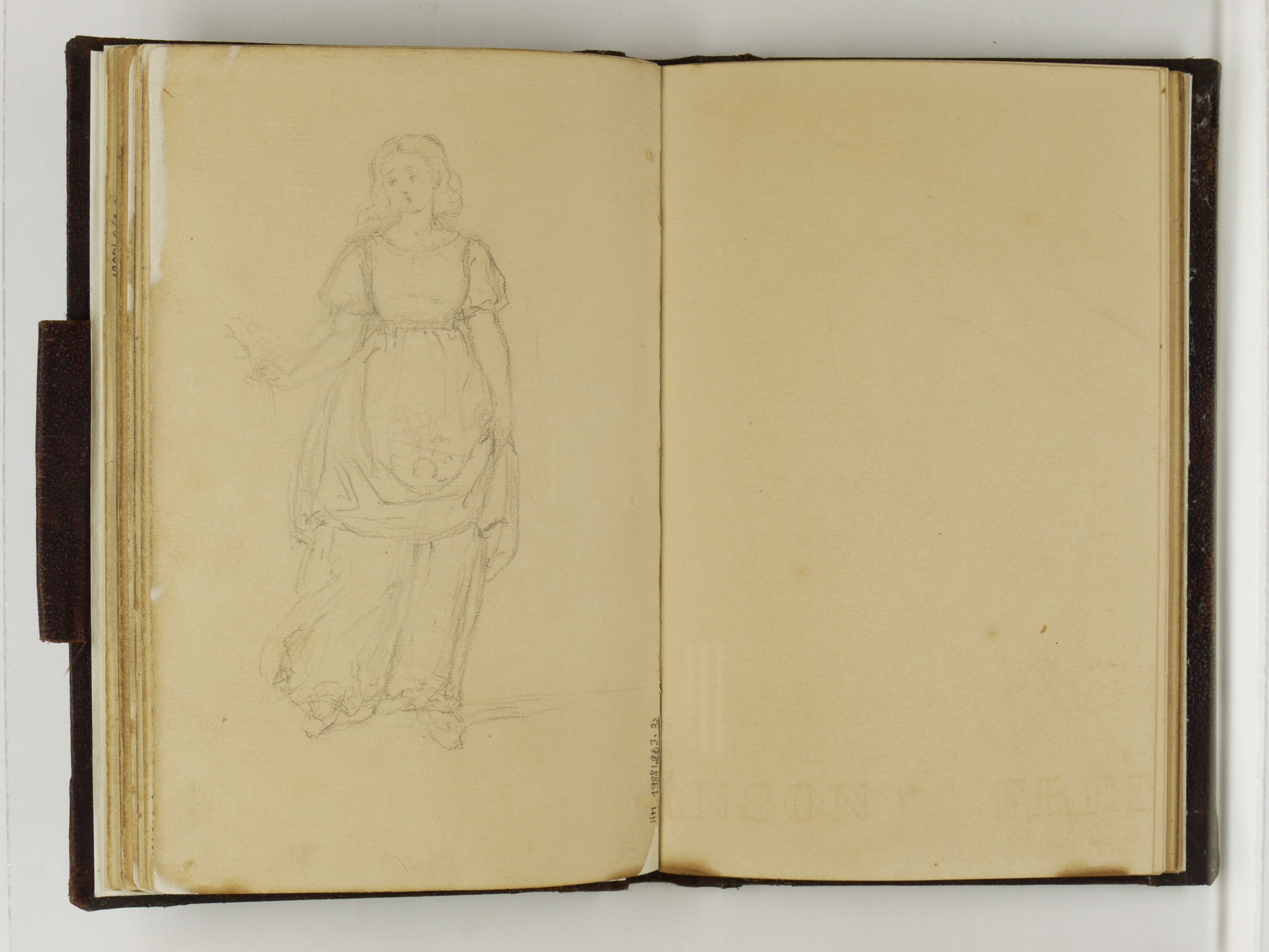 Johann Jakob Serr, Das Mädchen aus der Fremde (Vorstudie)