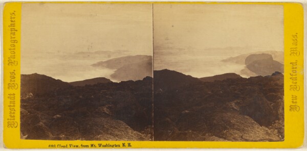 Edward Bierstadt, Clouds View, from Mt. Washington, N.H.