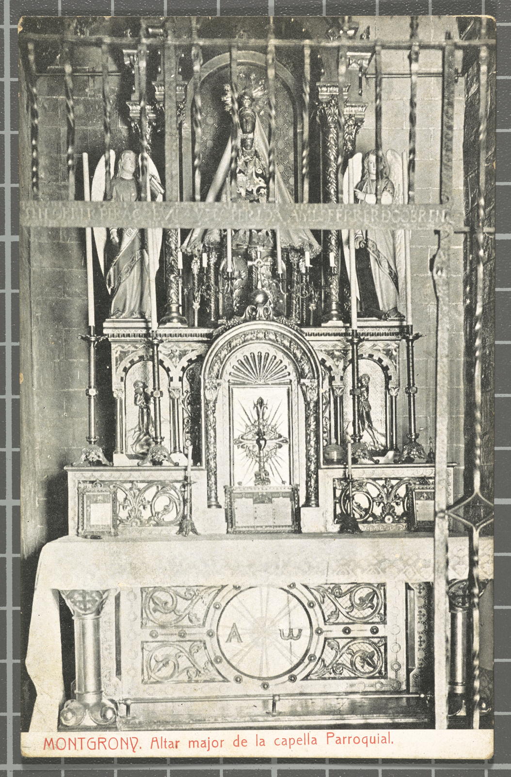 Desconegut, Montgrony. Altar major of the Parish Chapel