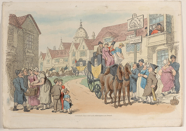 Thomas Rowlandson, Plate 19, from "World in Miniature"