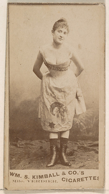 William S. Kimball & Company, Mlle. Verdier, from the Actresses series (N203) issued by Wm. S. Kimball & Co.