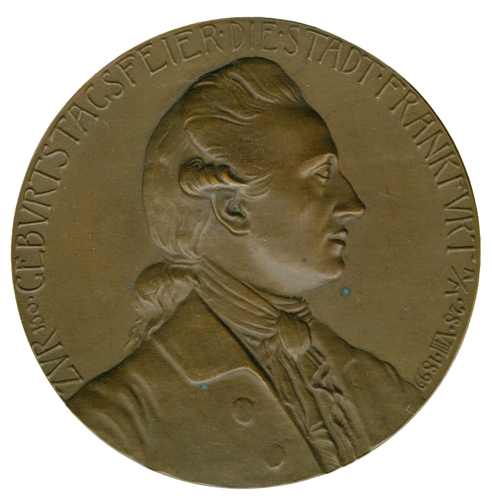 Hugo Kaufmann, Medaille auf Goethes 150. Geburtstag 1899