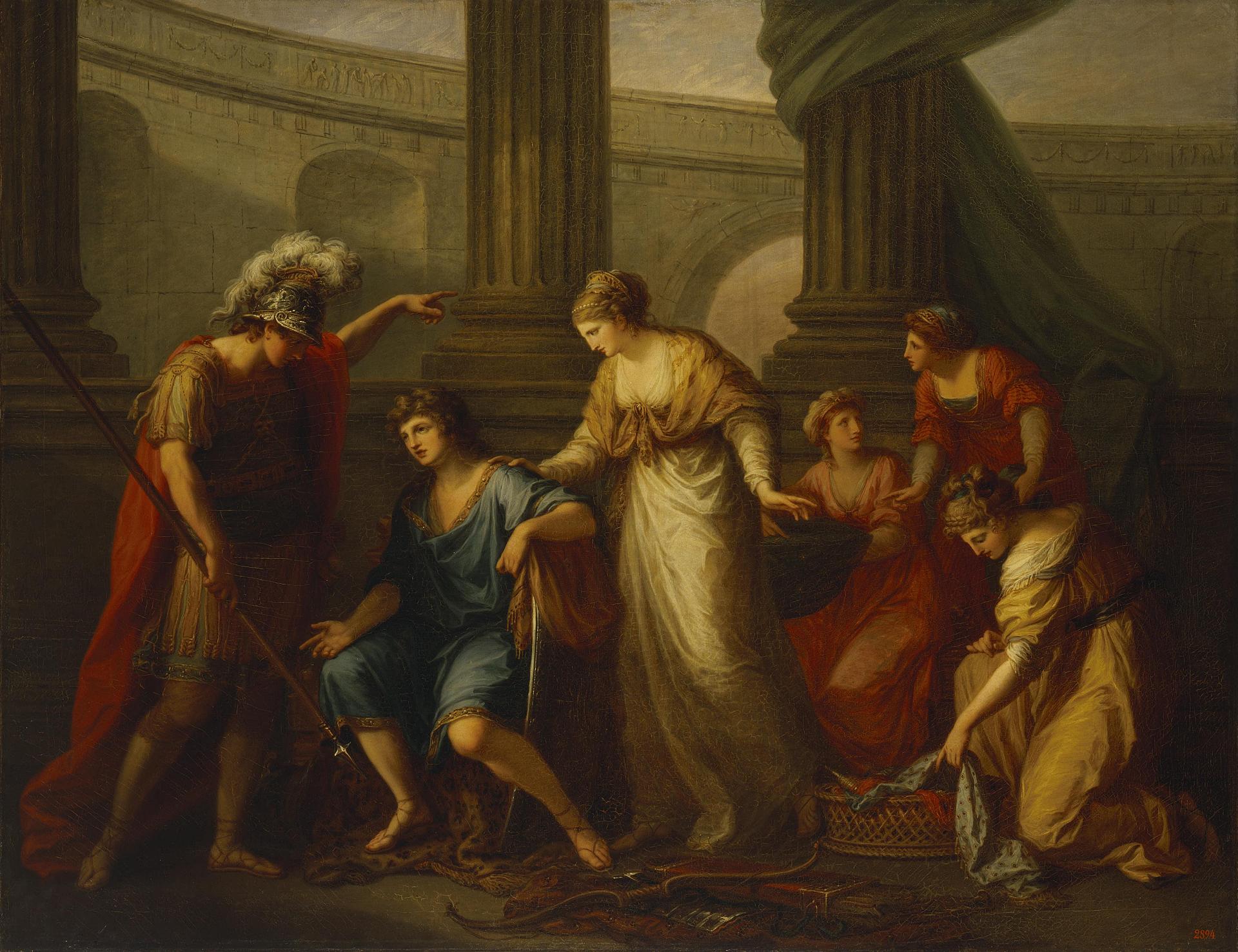Angelica Kauffmann, Hector Calling Up Paris to a Battle