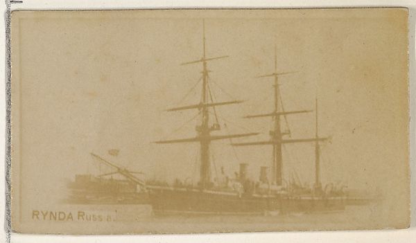 Allen & Ginter, Rynda, Russia, from the Famous Ships series (N50) for Virginia Brights Cigarettes