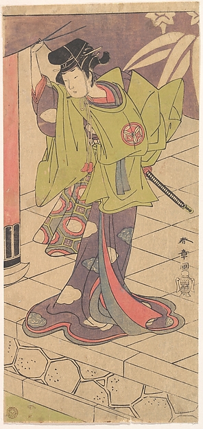 Katsukawa Shunshō　勝川春章, The 2nd Yamashita Kinsaku in the Role of Tsukisayo