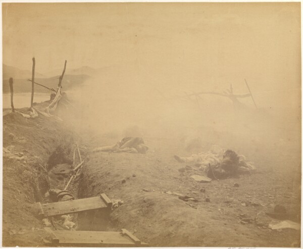 Felice Beato, Interior of 2nd Fort Captured Marine Redout
