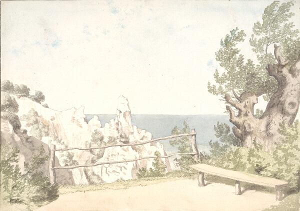 C.W. Eckersberg, Udsigt fra Møns Klint ved Sommerspiret