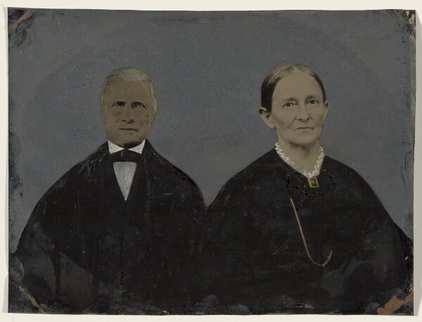 Unknown, [Portrait of older couple]
