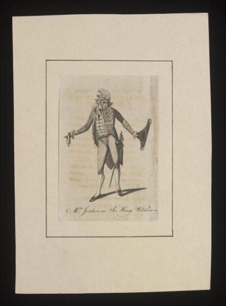 Unknown, Mrs Jordan as Sir Harry Wildair
