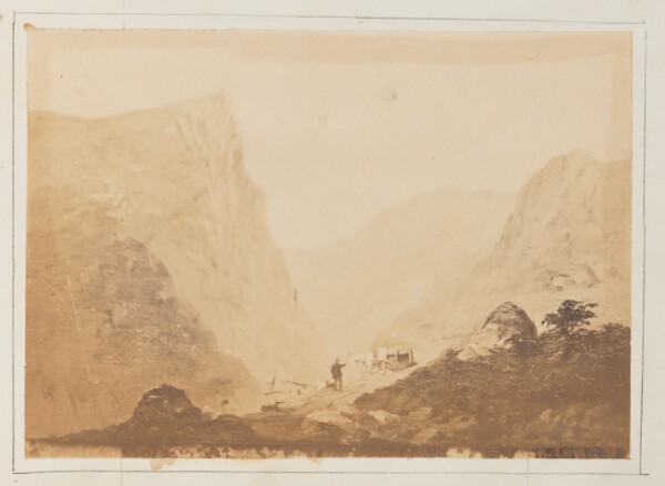 Unknown, [View of Mountain Range]