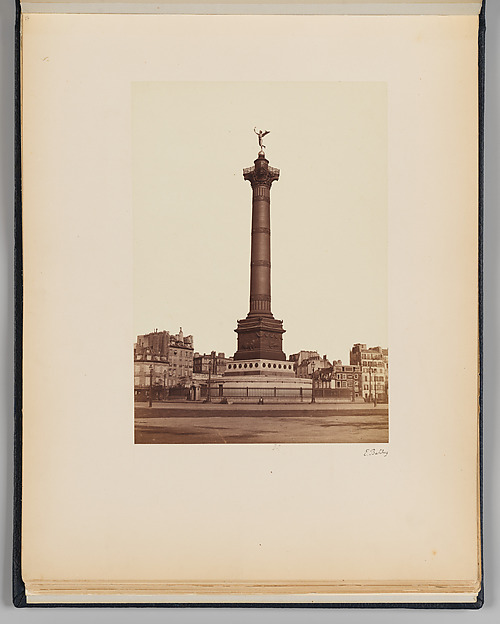 Edouard Baldus, Colonne de Juillet
